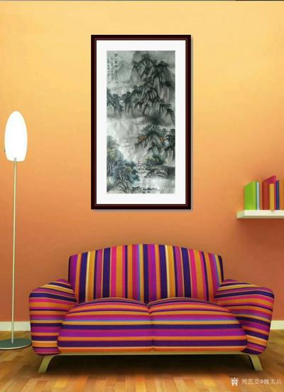 魏太兵日记-国画山水画《云起青山见佳境》，《朗朗乾坤清清河山》，四尺整幅，喜欢的私聊【图6】