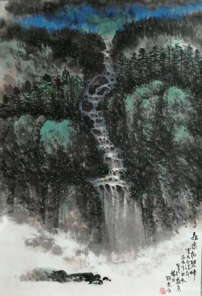 孙逢春日记-江南写生系列（33）
新安江之《闲云野意》2018年作品，
新安江之《飞泉挂【图2】