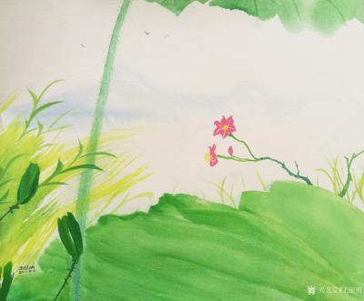 王征明日记-水意画大量留白。水意画修正了中国画的形不准、空间杂乱、色彩不合自然逻辑，除此三点【图1】