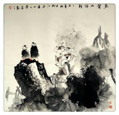 覃莽日记-家乡“2018柳江荷花文化旅游节”将在6月15日开幕，在此本人晒几幅荷花作品以致【图1】