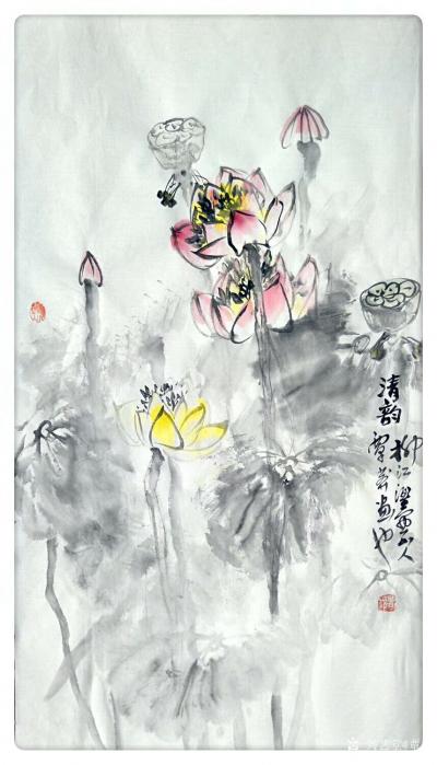 覃莽日记-家乡“2018柳江荷花文化旅游节”将在6月15日开幕，在此本人晒几幅荷花作品以致【图3】