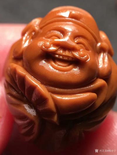 税小宁日记-精品铁核《八宝财神》1.9x2.3 老树铁核 圆饱满，雕工干净 做工精美 开脸喜【图6】