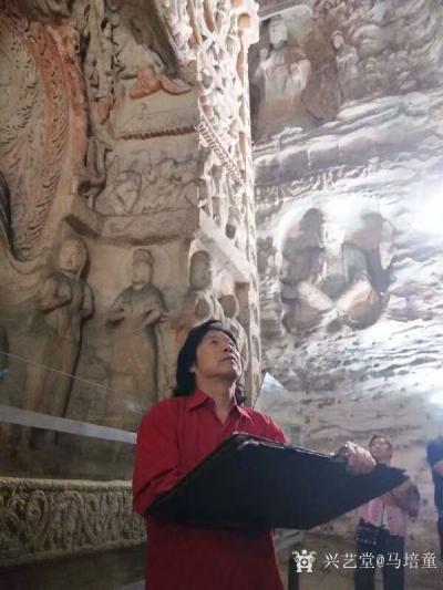 马培童日记-二十三，从龙门石窟，到云冈石窟 ，
今天走进云冈石窟写生采风，位于中国北部山西【图1】