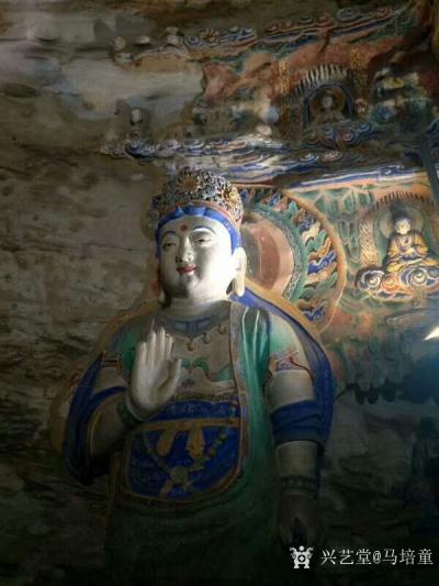 马培童日记-二十三，从龙门石窟，到云冈石窟 ，
今天走进云冈石窟写生采风，位于中国北部山西【图2】