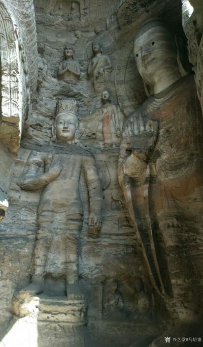 马培童日记-二十三，从龙门石窟，到云冈石窟 ，
今天走进云冈石窟写生采风，位于中国北部山西【图4】