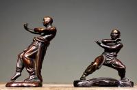 艺术家明清古艺收藏:案头摆件“武僧” 练武
尺寸：高23，铜制
造型独特 罕【图2】