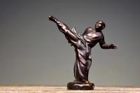 艺术家明清古艺收藏:案头摆件“武僧” 练武
尺寸：高23，铜制
造型独特 罕【图4】