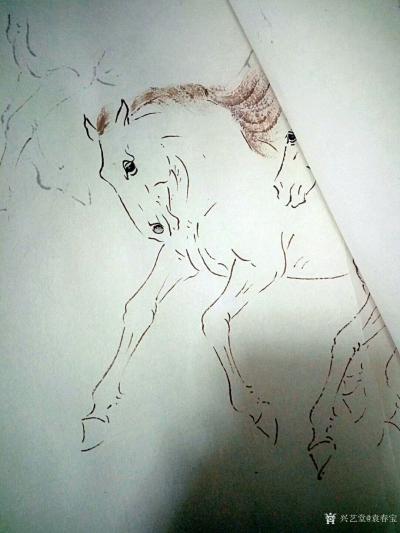 袁春宝日记-菩提从黑夜画到天明，从黄昏画到夜半，习以为常。不懂菩提辛苦者，莫轻言求画，无论什【图1】