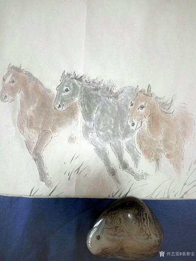 袁春宝日记-菩提从黑夜画到天明，从黄昏画到夜半，习以为常。不懂菩提辛苦者，莫轻言求画，无论什【图3】