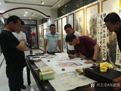 尚建国日记-善行天下，友朋兄弟结佛缘！
金昌的杨兄，汇集海内外书画英才，打理着自己的书画院【图2】