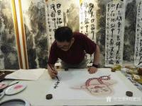 艺术家尚建国日记:善行天下，友朋兄弟结佛缘！
金昌的杨兄，汇集海内外书画英才【图4】