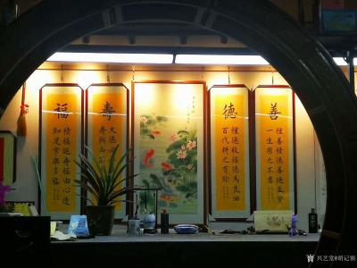 胡记领日记-有的客户给我提意见，让我学别的画家的淡彩或者仿古，他们的初衷都是很好的，我非常感【图6】