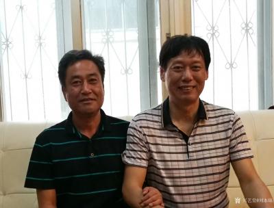 刘本镐生活-端午节，回武汉与恩师金云鹤教授，国家一级美术师、访美学者、著名美术评论家熊海泉先【图3】