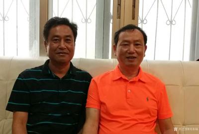 刘本镐生活-端午节，回武汉与恩师金云鹤教授，国家一级美术师、访美学者、著名美术评论家熊海泉先【图4】