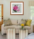 何跃起日志-国画牡丹姐妹花《醉春》，《春艳》，《花开富贵》，再配个上墙效【图2】