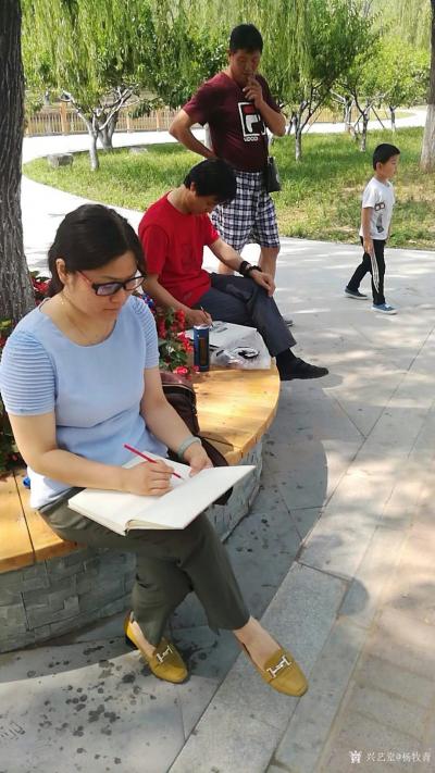 杨牧青日记-易安诗词书画国学沙龙在运河风情线采风，发现人才，回归自然，以责任心、使命感，传承【图3】