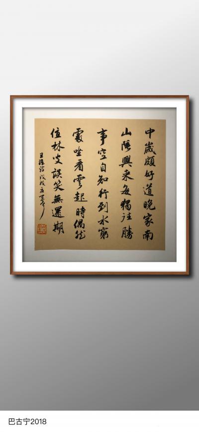 巴古宁日记-中岁与晚年，诗的意境不一样，字体也应有别：中年时诗和远方、隐逸而洒脱；到老了，虽【图1】