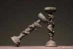 明清古艺藏宝-古藏品——龙灯
尺寸直径7cm，高23cm
材质：铜，工【图5】
