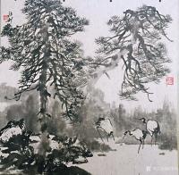 艺术家赵永利日记:南京市美协组织的高淳写生培训交流会，我的写生作品。在创作基地【图4】