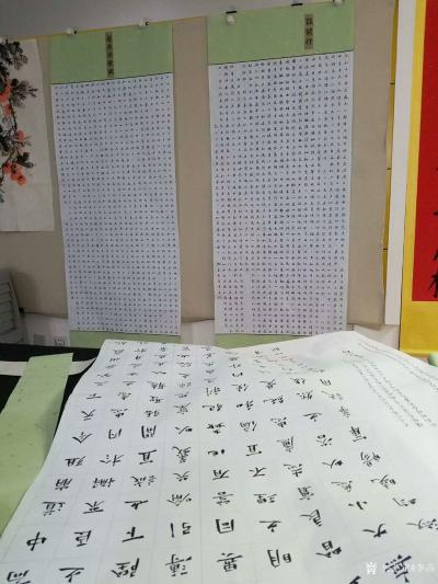 李高日记-两幅作品奋战了十二天
      录《前后赤壁赋》“壬戌之秋，七月既望，苏子与【图4】