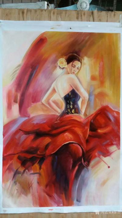 黎群日记-最近完成的人物肖像油画，欢迎来样订制【图3】