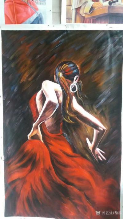 黎群日记-最近完成的人物肖像油画，欢迎来样订制【图5】