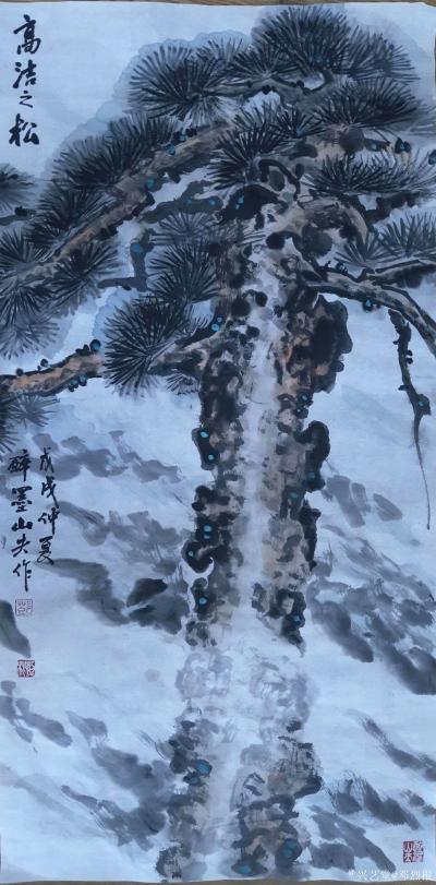 邓烈根日记-国画《和为贵》《雪韵》《高洁之松》
书法《颖川世泽》《书画养生》
在南昌市湾【图2】