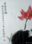 高勇利日志-国画写意花鸟画新作《荷塘清趣》
尺寸三尺整紙，100*55【图4】