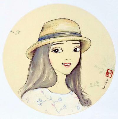 刘晓宁日记-自画像，我是粽子，我是招财猫，瓜瓜曰~博君一笑。
落子曰：我顺从不了这个世界，【图2】