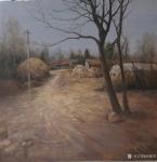 宋德发日志-已被藏家朋友收藏的水粉画：《隔江相望》，《回家》，《小水塘》【图1】