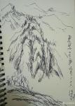 陈刚日志-观山景有感，速写三幅作品，以抒胸意！【图2】