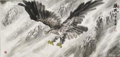 袁峰日记-心中有梦想、事业有目标、肩上有责任、人生有价值……苍鹰作品欣赏！
《雄风》
【图4】