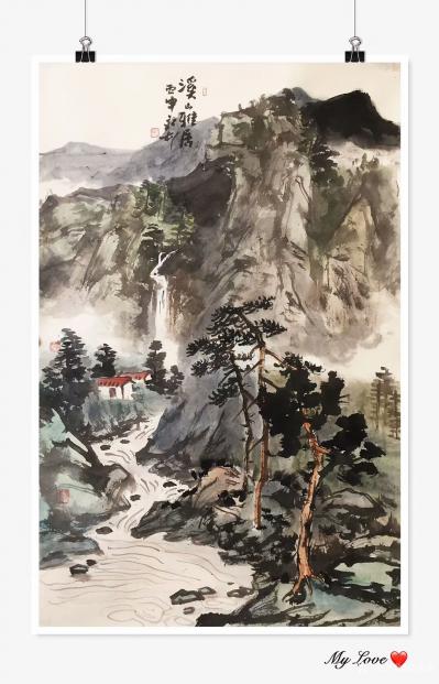 赵永利日记-明年九月北京个展，部分作品預展。
《观瀑图》《雅居》《登高放眼》《金陵》《溪山【图3】