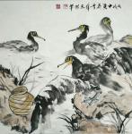 田光荣日志-四尺斗方《鱼鹰》《和气满堂》
这几天就想画丑态的鱼鹰。我在【图1】