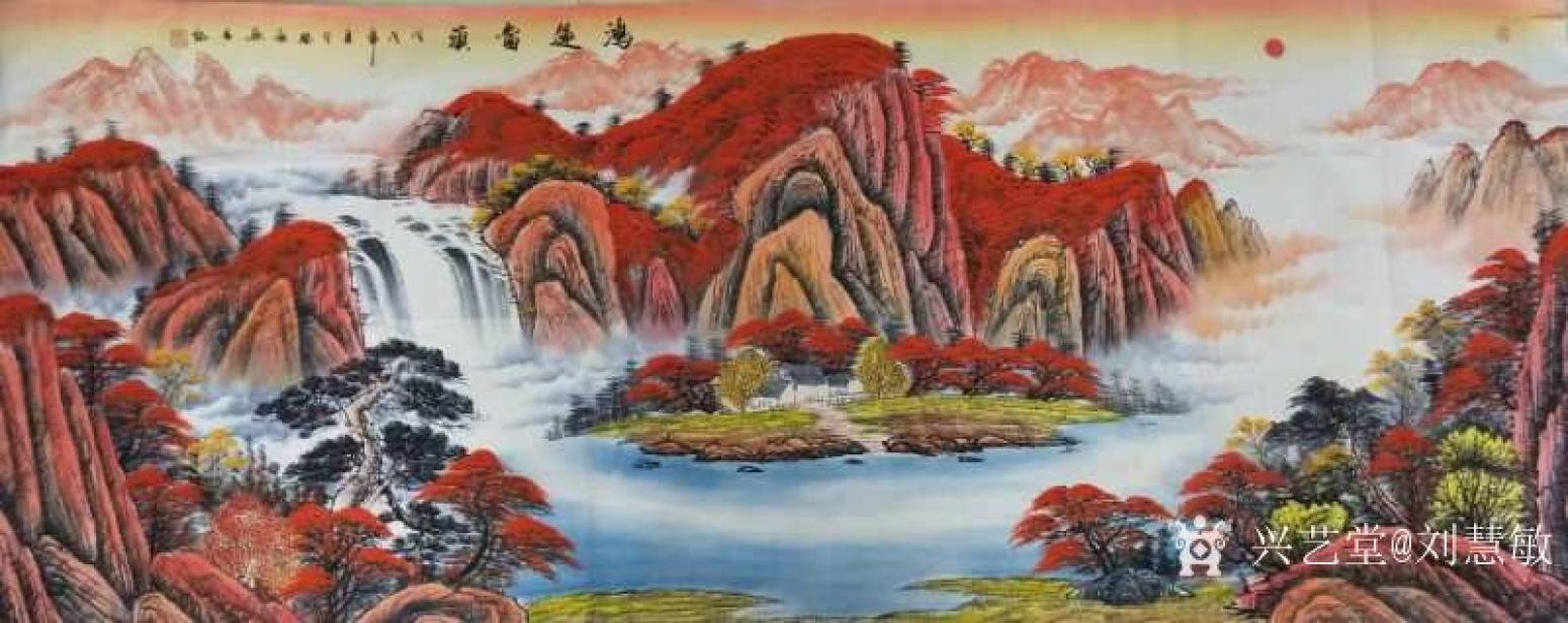 刘慧敏国画作品《鸿运当头》【图1】