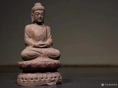 罗邵华收藏-释迦牟尼 坐佛
尺寸；高63//宽30// 青石制
尊佛开脸丰润端庄 神态安【图4】