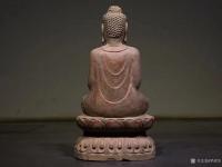 艺术家罗邵华收藏:释迦牟尼 坐佛
尺寸；高63//宽30// 青石制
尊佛【图4】