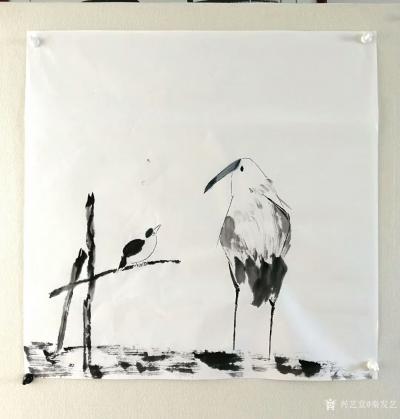 秦发艺日记-《回家吧》【老琴表意画】
  确定一个主题，也很费脑子的。有了主题，还要曲笔表【图1】