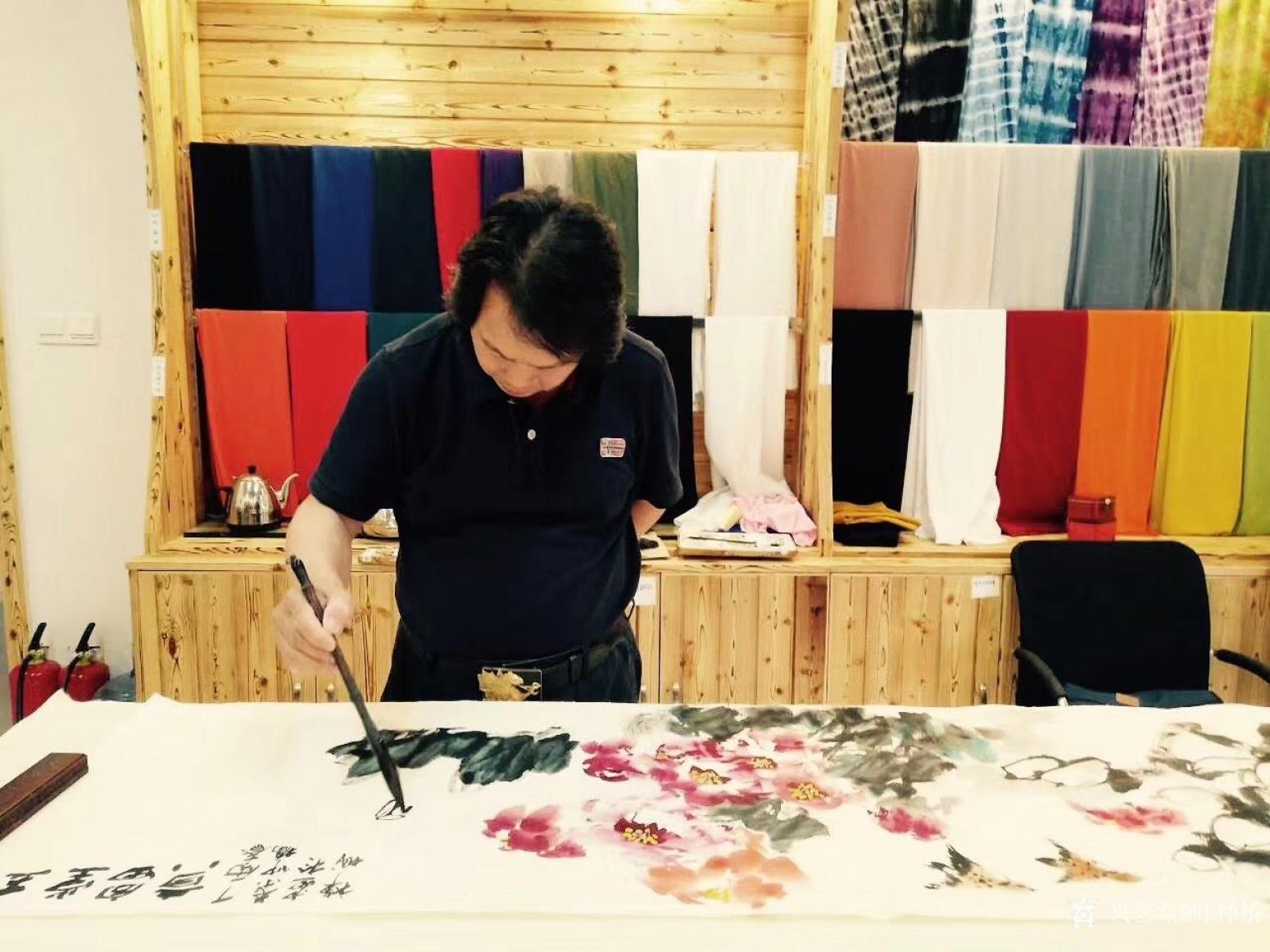 叶仲桥国画作品《花开富贵》【图4】