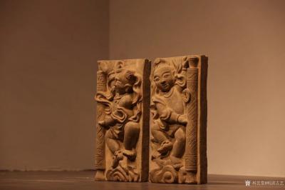 明清古艺收藏-古建筑装饰构件（童子献福）。雕刻生动形象，线条流畅优美。及具观赏或收藏。材质：青【图3】