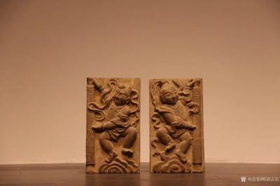 明清古艺收藏-古建筑装饰构件（童子献福）。雕刻生动形象，线条流畅优美。及具观赏或收藏。材质：青【图4】