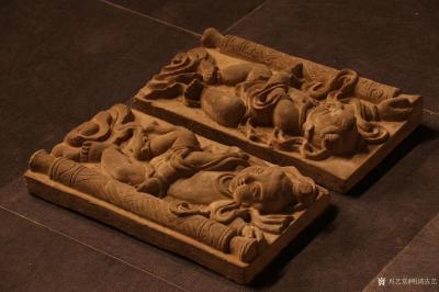 明清古艺收藏-古建筑装饰构件（童子献福）。雕刻生动形象，线条流畅优美。及具观赏或收藏。材质：青【图6】