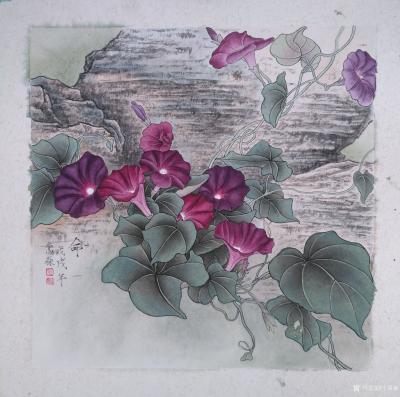 王嵩淼日记-牵牛花！它的生命力是非常顽强的，而且不是顺着主人定好了方向慢慢爬。《命》这是表现【图1】