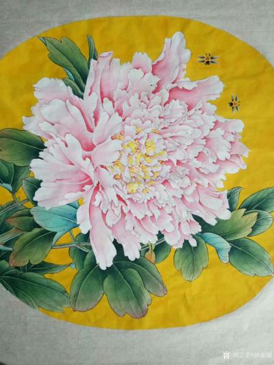 林丽姐日记-每一幅画花落谁家都是画的缘份，也是画画人于人之间的缘份！感叹瞑瞑天意以注定！这是【图3】