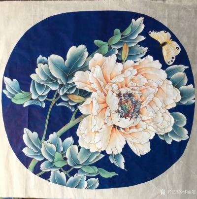 林丽姐日记-每一幅画花落谁家都是画的缘份，也是画画人于人之间的缘份！感叹瞑瞑天意以注定！这是【图4】