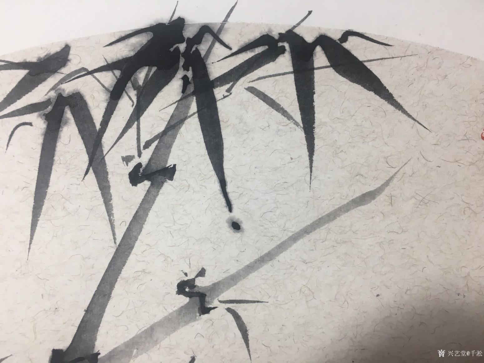 千淞国画作品《墨竹》【图3】
