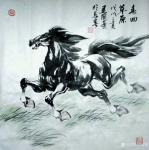 刘建国日志-画马，画马，《天涯俊侣》《春回草原》《千里之行始于足下》《踏【图2】