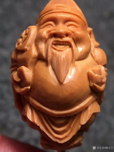 税小宁收藏-巜八大财神》八方来财，尺寸1.8*2.7左右，雕工到位，核质颜色纯正，无补无漏没【图3】