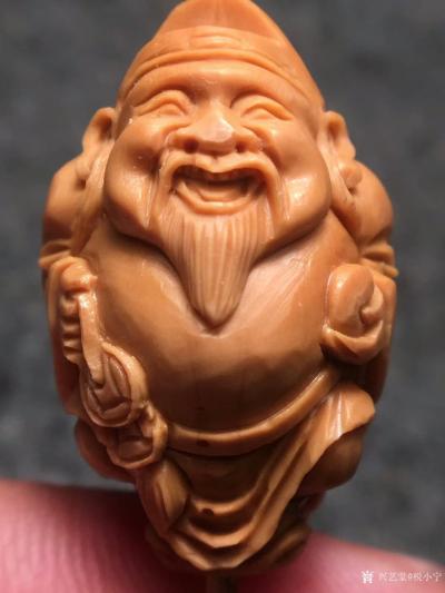 税小宁收藏-巜八大财神》八方来财，尺寸1.8*2.7左右，雕工到位，核质颜色纯正，无补无漏没【图4】