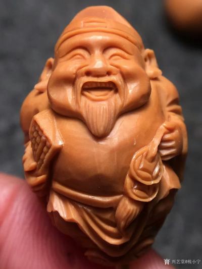 税小宁收藏-巜八大财神》八方来财，尺寸1.8*2.7左右，雕工到位，核质颜色纯正，无补无漏没【图7】
